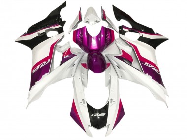 Pink & Glänzend Weiß 17-21 R6 Motorrad Verkleidung