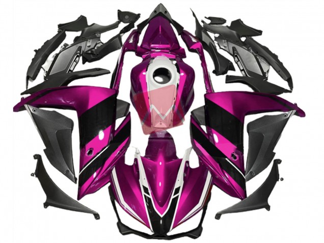 Rosa Schwarz & Weiß 15-18 R3 Motorrad Verkleidung