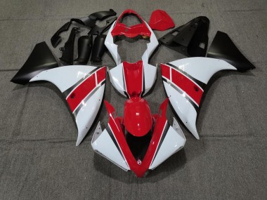 Rot Weiß 09-11 R1 Motorrad Verkleidung