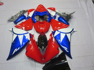 Rot Blau & Weiß 12-14 R1 Motorrad Verkleidung