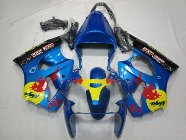 Rot Bull 00-02 ZX6R Motorrad Verkleidung