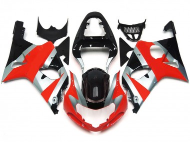 Rot Glänzend OEM-Stil-Kit 00-02 GSXR 1000 Motorrad Verkleidung