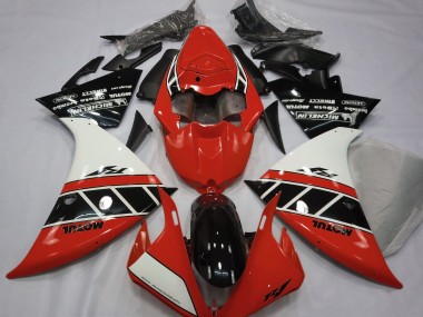 Rot Glänzend Weiß & Schwarz 12-14 R1 Motorrad Verkleidung