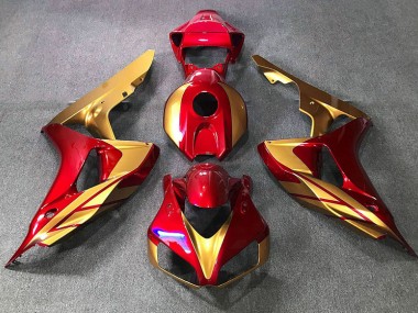 Rot & Gold 06-07 CBR1000RR Motorrad Verkleidung