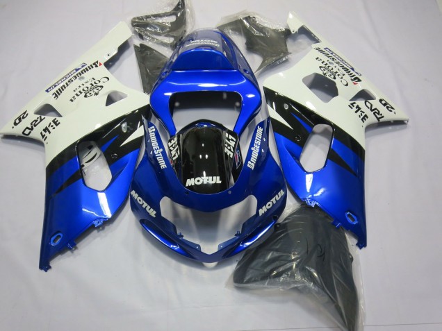 Rot Movistar 01-03 GSXR 600-750 Motorrad Verkleidung
