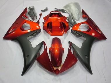 Rot / Orange Matt 03-04 R6 Motorrad Verkleidung
