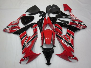 Rot Schwarz 08-10 ZX10R Motorrad Verkleidung