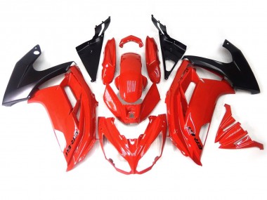 Rot Schwarz 12-16 Ninja 650R Motorrad Verkleidung