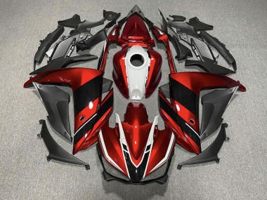 Rot Schwarz & Weiß 15-18 R3 Motorrad Verkleidung