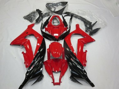 Rot Schwarz Gloss 11-15 ZX10R Motorrad Verkleidung