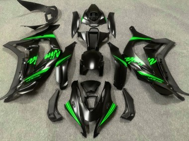 Satinschwarz & Grün 16-19 ZX10R Motorrad Verkleidung