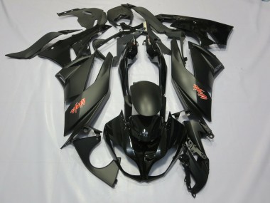 Schwarz 09-12 ZX6R Motorrad Verkleidung