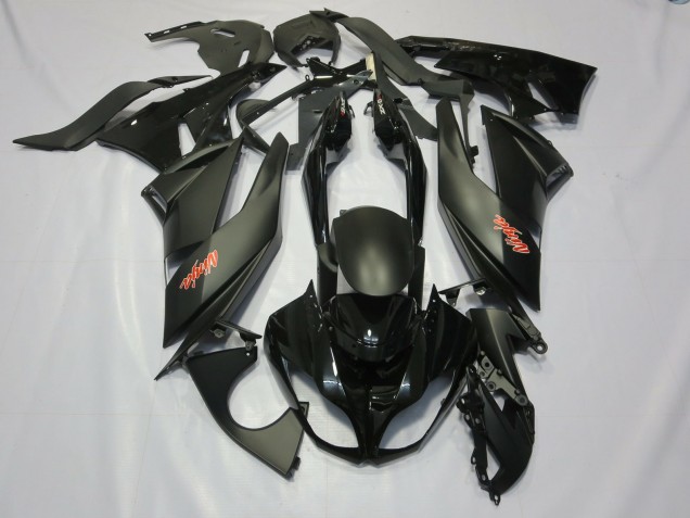 Schwarz 09-12 ZX6R Motorrad Verkleidung