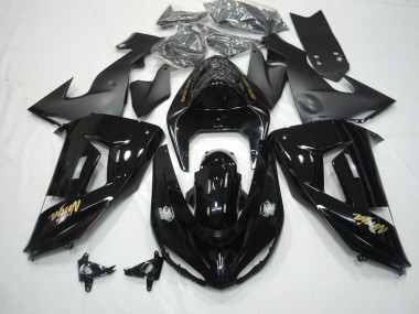 Schwarz Glänzend 06-07 ZX10R Motorrad Verkleidung