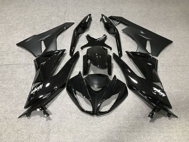 Schwarz Glänzend 09-12 ZX6R Motorrad Verkleidung