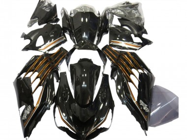 Schwarz Glänzend & Orange 12-21 ZX14R Motorrad Verkleidung