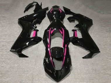 Schwarz Glänzend & Rosa Futter 17-23 CBR1000RR Motorrad Verkleidung