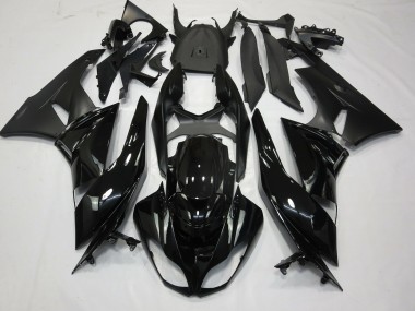 Schwarz-Matt Glänzend 09-12 ZX6R Motorrad Verkleidung