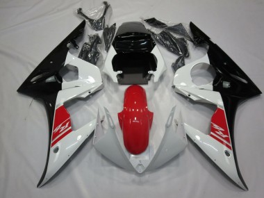 Schwarz Weiß & Silber 05 R6 Motorrad Verkleidung