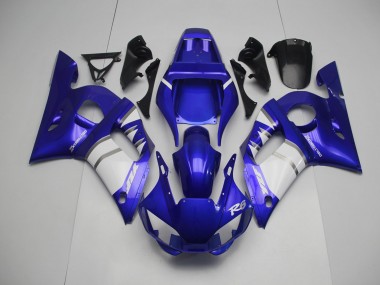 Silber Weiß & Blau 98-02 R6 Motorrad Verkleidung