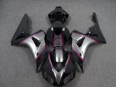 Silber Mit Rosa Nadelstreifen Streifen 06-07 CBR1000RR Motorrad Verkleidung