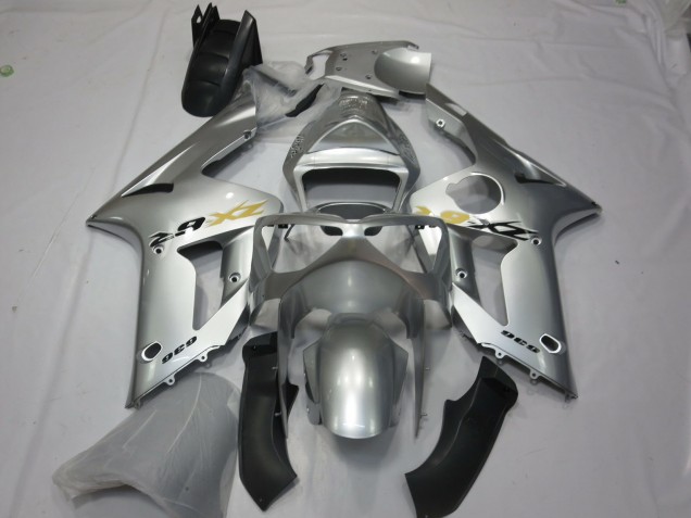 Silber OEM Stil 03-04 ZX6R Motorrad Verkleidung