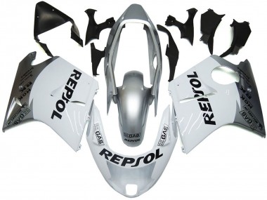 Silberweiß Repsol 96-07 CBR1100XX Motorrad Verkleidung