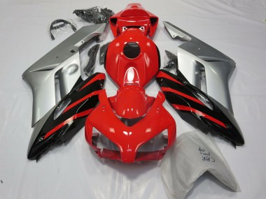 Silber Rot & Schwarz 04-05 CBR1000RR Motorrad Verkleidung