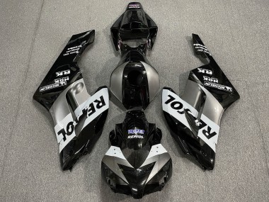 Silber Schwarz Repsol 04-05 CBR1000RR Motorrad Verkleidung