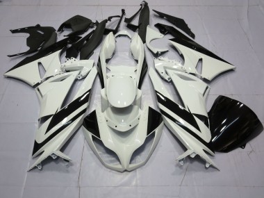 Spezial Weißschwarz 09-12 ZX6R Motorrad Verkleidung