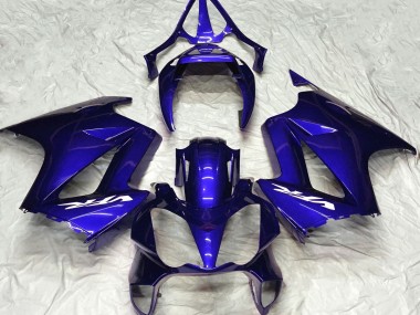 Tiefes Blau Schlicht 02-12 VFR800 Motorrad Verkleidung