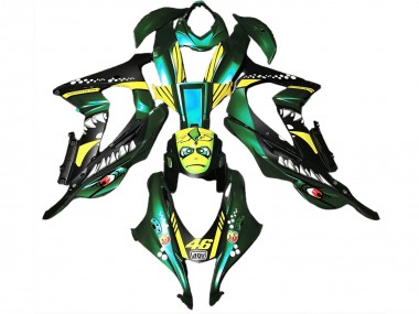 Waldgrüner Hai 16-19 ZX10R Motorrad Verkleidung