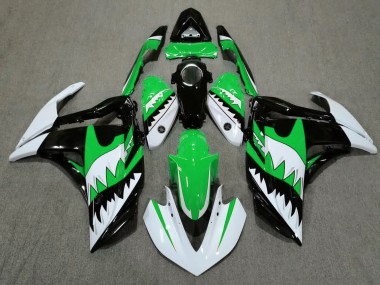 Weißer Hai & Grün 15-18 R3 Motorrad Verkleidung